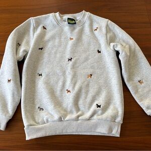 Kid’s embroidered dog sweater
